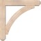 Ekena Millwork Thorton Craftsman Smooth Bracket w/ Offset Brace, Douglas Fir, 7 1/2"W x 42"D x 42"H BKT0806X42X42THR04SDF - alternate 3